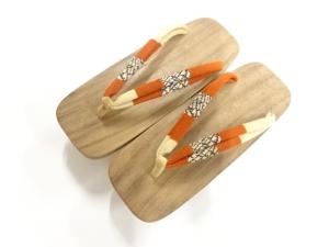 未使用品　桐下駄(22.5センチ)